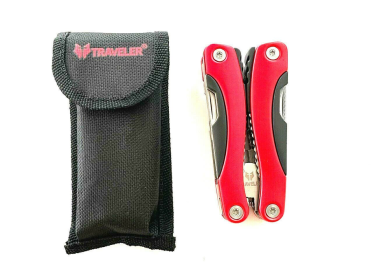 tooMulti Tool Pliers Pocket Knife Kit Folding Hand Knives Multi Tool Set Red