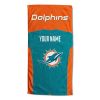 [Personalization Only] OFFICIAL NFL Jersey Personalized Beach Towel - Miami Dolphins