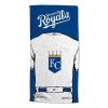 [Personalization Only] OFFICIAL MLB Jersey Personalized Beach Towel - Kansas City Royals