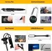 ANTARCTICA Emergency Survival Gear Kits 60 In 1, Outdoor Survival Tool With Emergency Bracelet Whistle Flashlight Pliers Pen Wire Saw For Camping