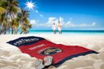 [Personalization Only] Official NHL Jersey Personalized Beach Towel - Panthers