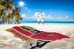 [Personalization Only] Official NHL Colorblock Personalized Beach Towel - Ottawa Senators