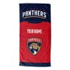 [Personalization Only] Official NHL Jersey Personalized Beach Towel - Panthers