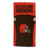 [Personalization Only] OFFICIAL NFL Jersey Personalized Beach Towel - Cleveland Browns