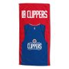 [Personalization Only] OFFICIAL NBA Jersey Personalized Beach Towel - Los Angeles Clippers