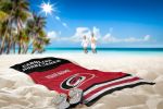 [Personalization Only] Official NHL Jersey Personalized Beach Towel - Hurricanes