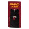 [Personalization Only] OFFICIAL NBA Jersey Personalized Beach Towel - Miami Heat