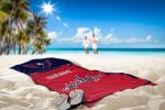 [Personalization Only] Official NHL Jersey Personalized Beach Towel - Capitals