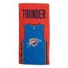 [Personalization Only] OFFICIAL NBA Jersey Personalized Beach Towel - Oklahoma City Thunder