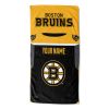 [Personalization Only] Official NHL Jersey Personalized Beach Towel - Bruins