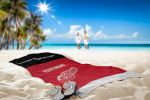 [Personalization Only] Official NHL Jersey Personalized Beach Towel - Red Wings