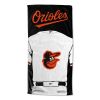 [Personalization Only] OFFICIAL MLB Jersey Personalized Beach Towel - Baltimore Orioles