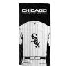 [Personalization Only] OFFICIAL MLB Jersey Personalized Beach Towel - Chicago White Sox