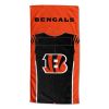 [Personalization Only] OFFICIAL NFL Jersey Personalized Beach Towel - Cincinnati Bengals