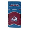 [Personalization Only] Official NHL Jersey Personalized Beach Towel - Avalanche