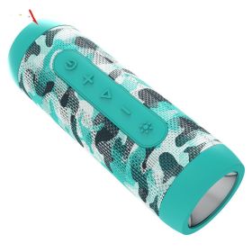 Waterproof Bluetooth Speaker 4.0 Wireless Speaker With Card Power Bank (Option: 1Blue color)