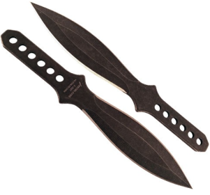 2 Piece Throwing Knife (Color: Black)