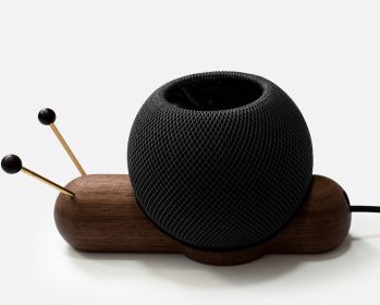 Smart Bluetooth Speaker Desktop Non-slip Bracket (Color: Coffee)