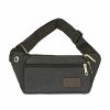 1pc Unisex Multifunctional Canvas Waist Bag Fanny Pack For Outdoor Activities